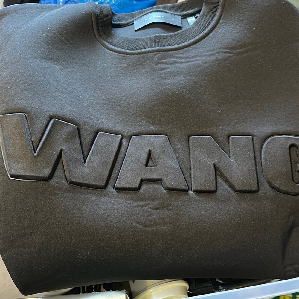 Alexander WANG H&M Logo Sweatshirt Size Large Men’s Oversized Hm - Picture 5 of 6